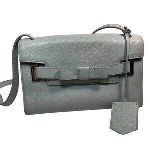 Samantha Thavasa Powder Blue Hand Bag with Sweet Bow